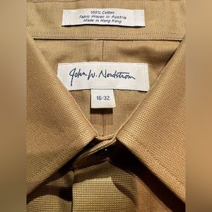 Nordstrom Men Shirt Casual Gold 16/32